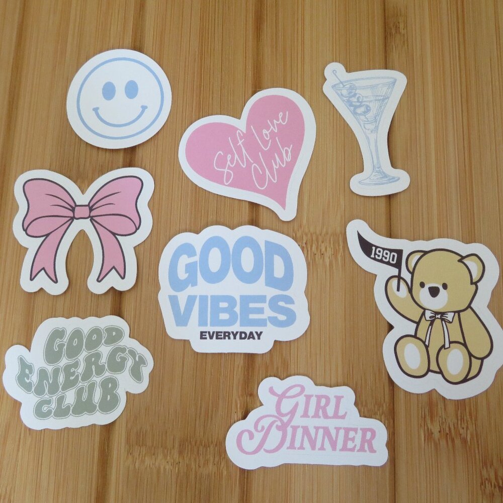 Preppy Sticker Set